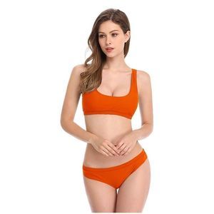 NWT 2 Piece Orange Bikini Size XL